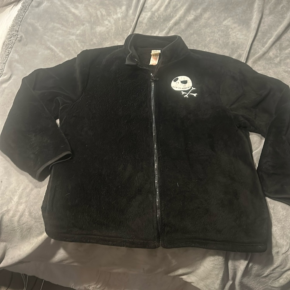 Jack Skellington zip up fleece Official Disney merchandise